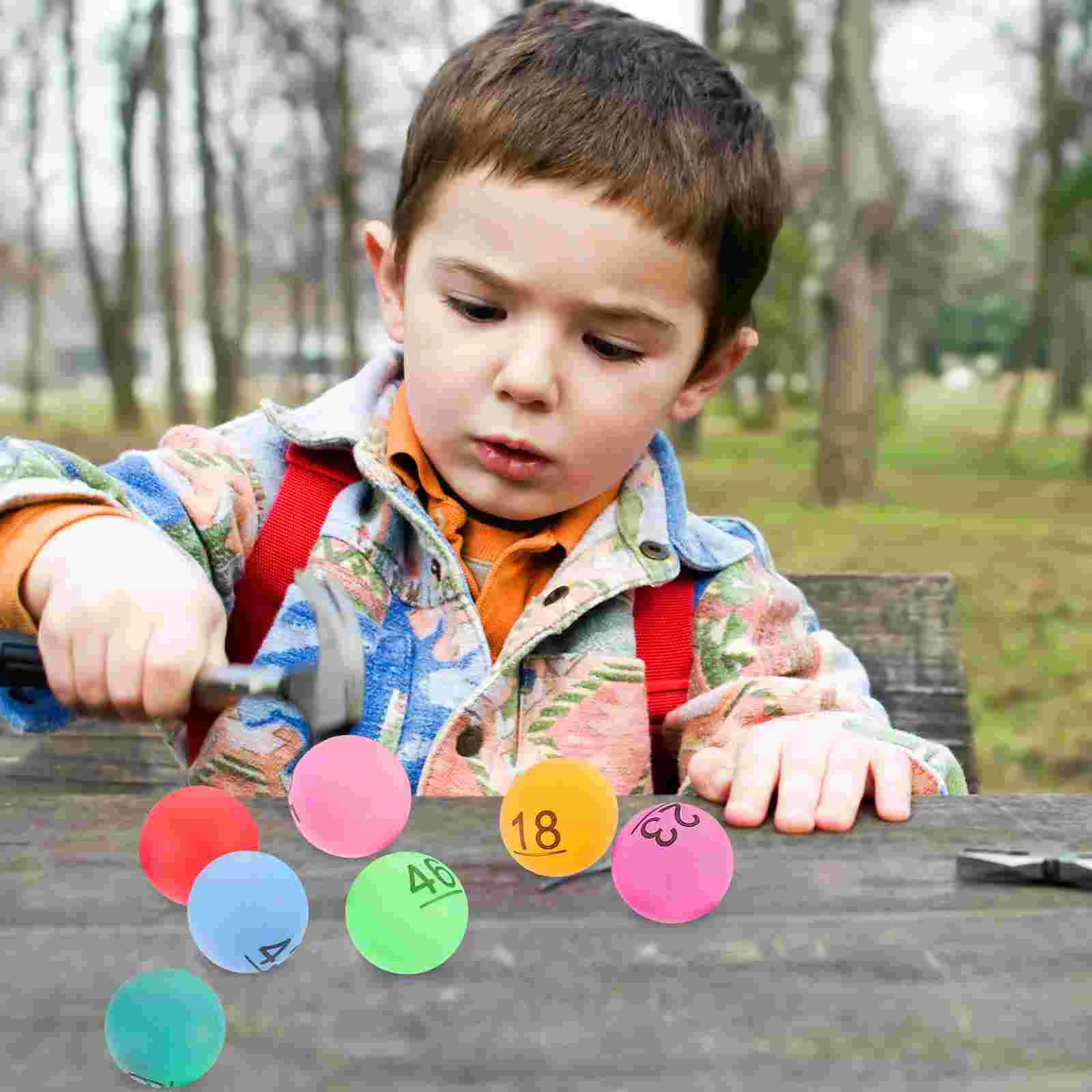 50 шт. цифровые шарики для настольного тенниса игровой реквизит сбора баров