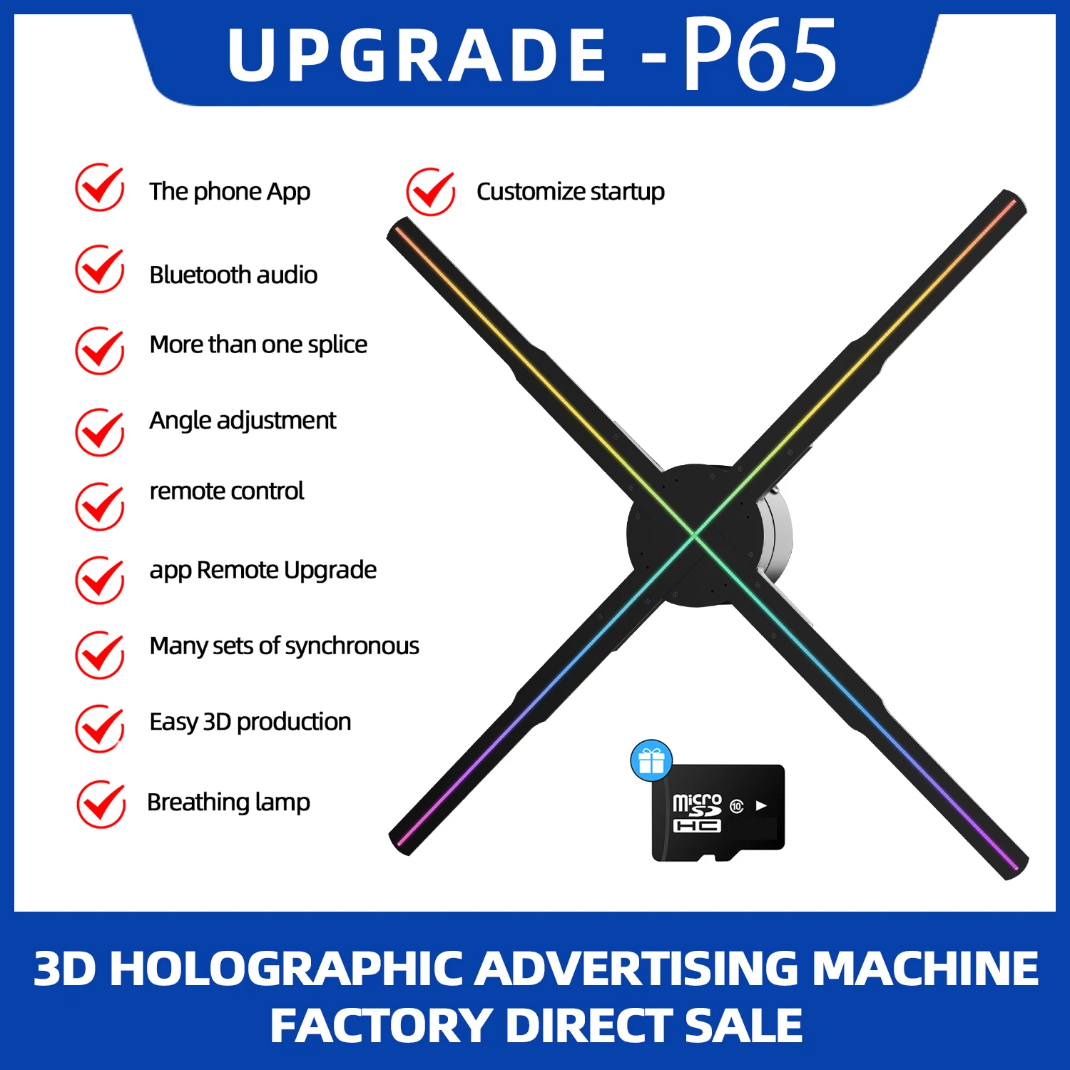 

Голографический проектор VIGAOT 19,6 дюймов