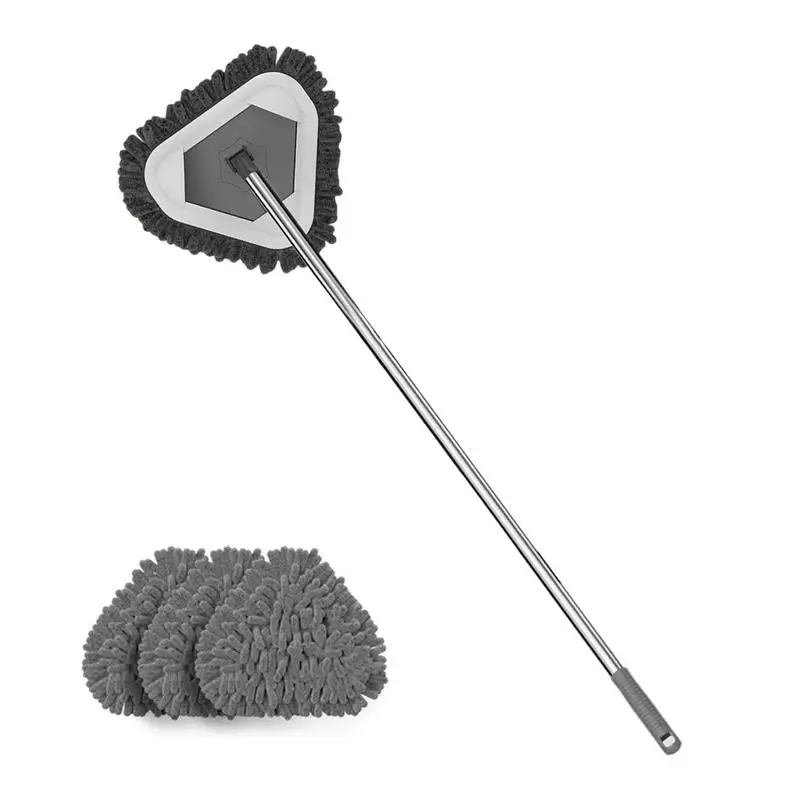 

Triangle Mop 360 Adjustable Extendable Cleaning Mop Deep Cleaning For Floors, Walls, And Tiles Rotatable And Efficient Mop