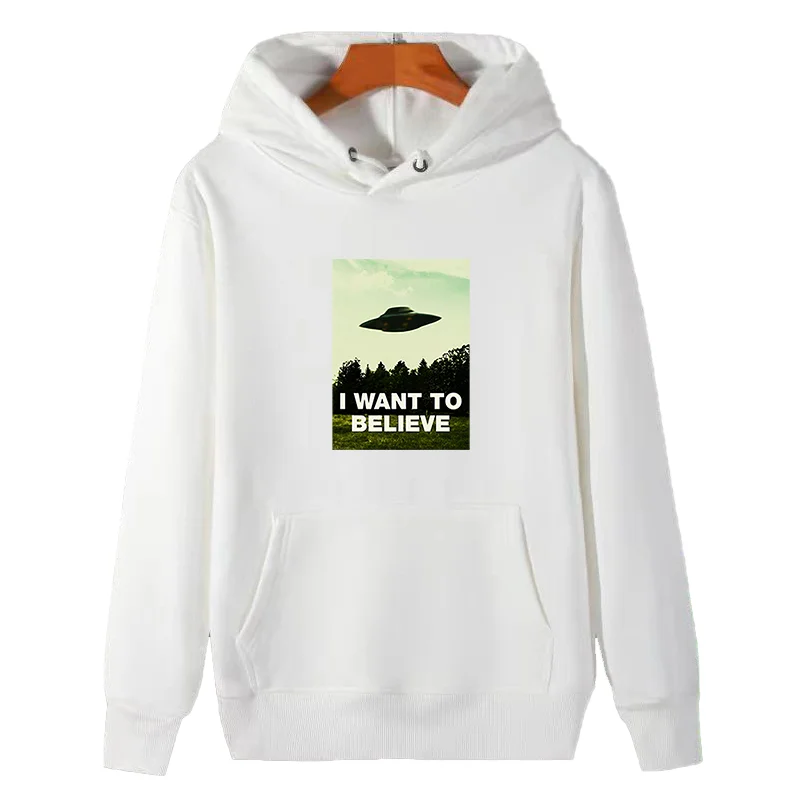 Толстовки с капюшоном I Want To Belive Road Happiness толстый свитер хлопковая флисовая