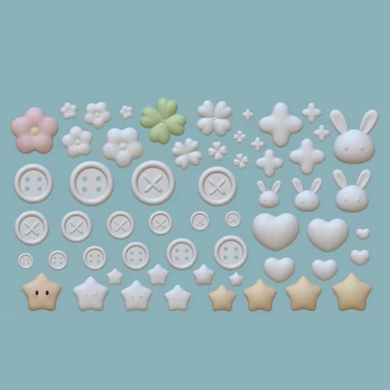 652F кнопки аксессуары плесень DIY эпоксидная смола формы для изготовления