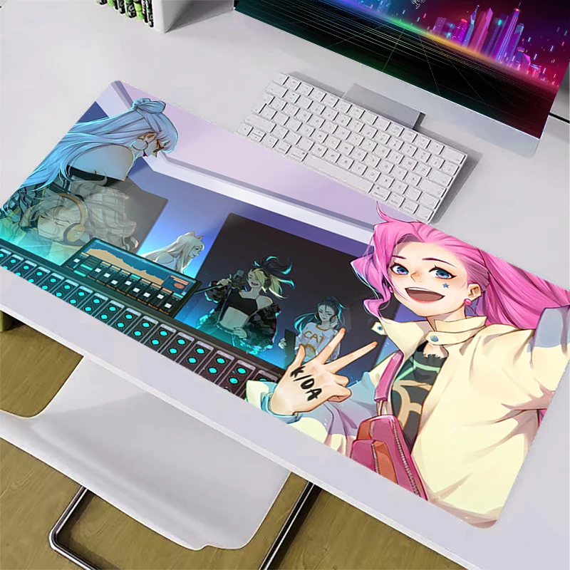 

Mouse Pad Gaming Seraphine League Of Legends LOL Mousepad Game Mats HD Laptop Carpet Anti-skid Pc Accessories Cool Keyboard Mat