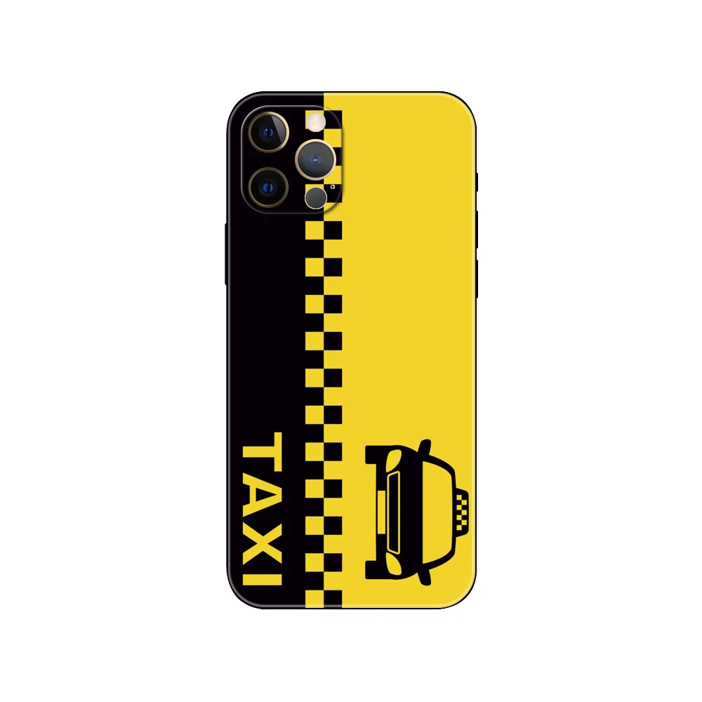 Черный чехол из ТПУ для iphone 5 5s se 6 6s 7 8 plus x 10 XR XS 11 12 13 mini pro MAX задняя крышка желтый