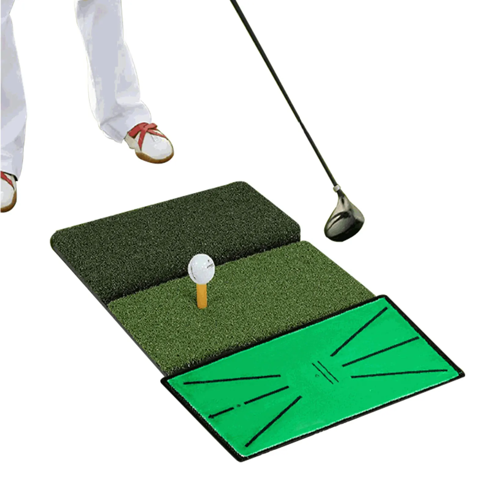 

Golf Folding Practice Mat 3 In 1 Lawn Grass Mat Practice Batting Mat Portable Aid Batting Mat For Backyard Practice Mat For