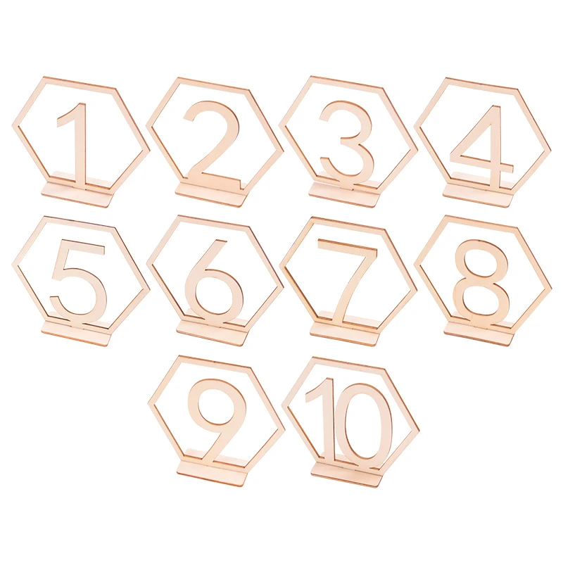 

Wedding Number Wooden Table Place Card Rustic Wedding Engagement Decoration Reception Seat Number Signs Event party Supplies