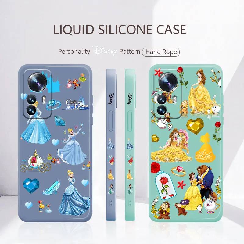 

Soft Original Disney Queen Elsa Princess Belle Celular Liquid Funda Case for Samsung Galaxy A52 A12 A51 A32 A21s A71 4G 5G A73