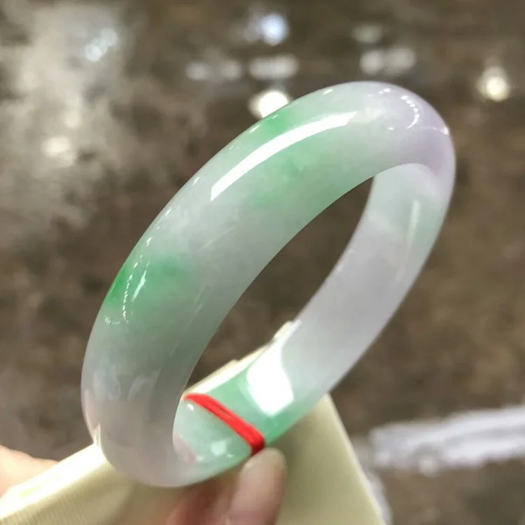 Ювелирные изделия zheru браслет из натурального бирманского нефрита 54 мм-62 мм