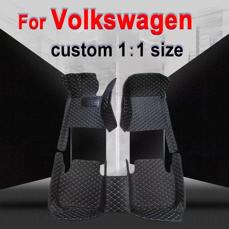

Автомобильные коврики для VW Volkswagen Polo Sedan 2006 2009 2011 2018 2019 2021, кожаные коврики под заказ, коврики, подкладки для ног, аксессуары