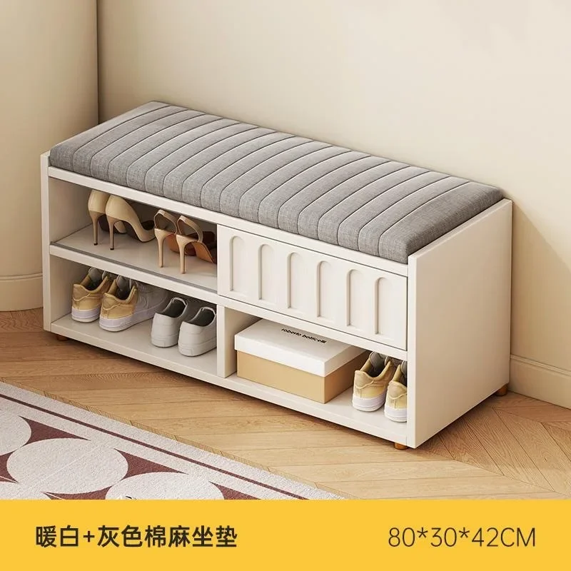 Современные дизайнерские шкафы для хранения обуви деревянный табурет большого