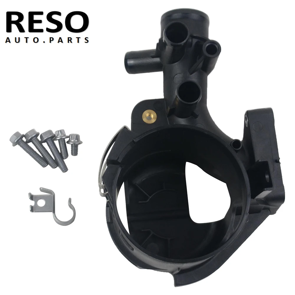 

RESO Car Water Outlet Fuel Filter Housing For Benz C-Class 2008-2021 E-Class 2009-2016 6512006000 6512000356