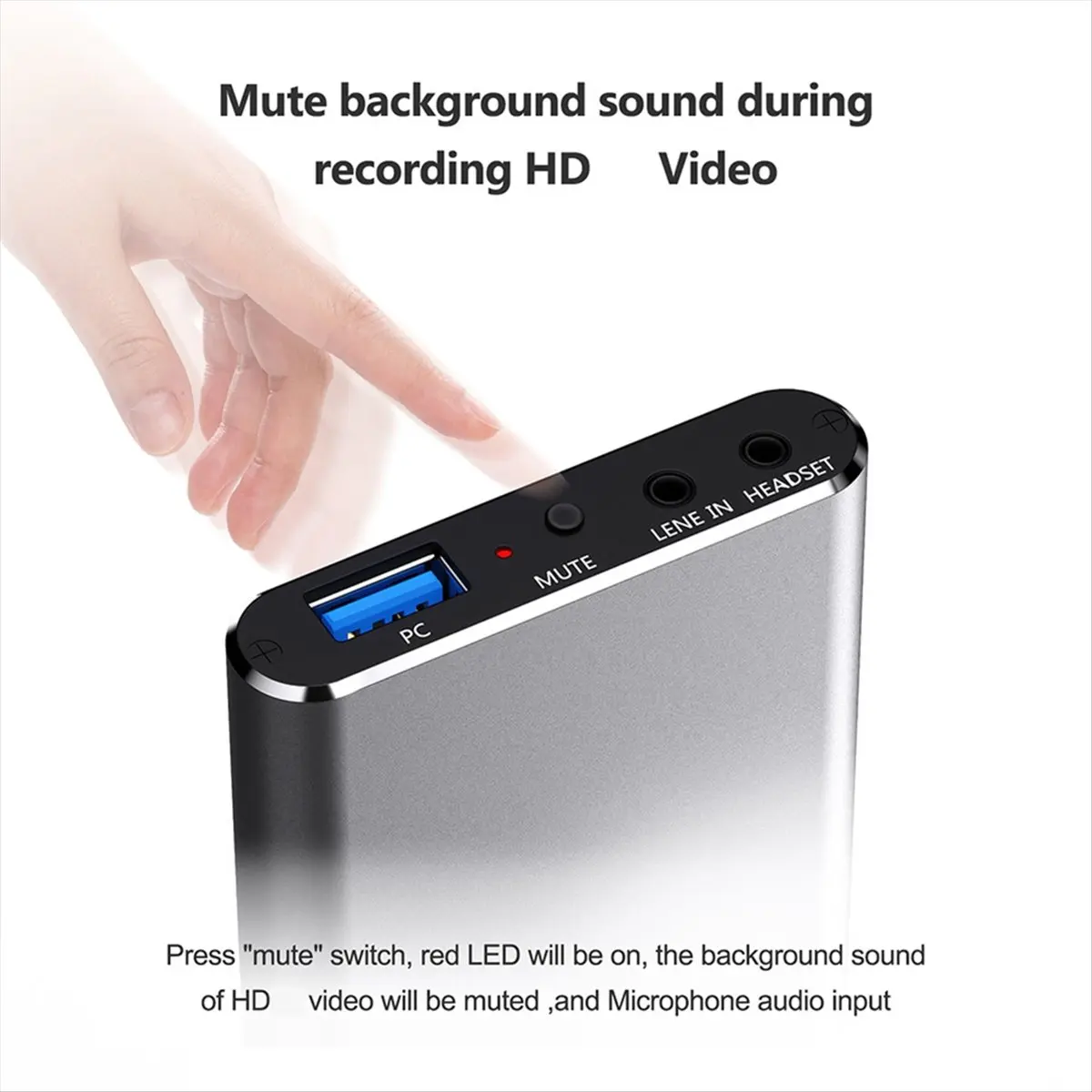 Фото Можно приобрести HDMI-совместимую карту видеозахвата 4K 60Hz с интерфейсом USB3.0 UVC YUY2 для записи игрового видео и прямой трансляции. №1