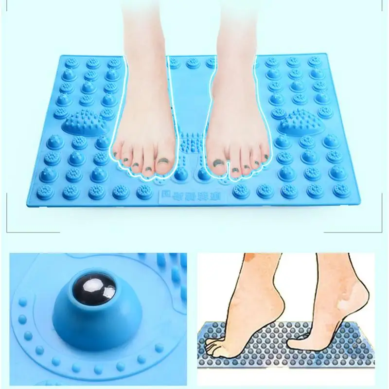 Массажер для точек давления ног 6 магнитов подушка массажный коврик практичный
