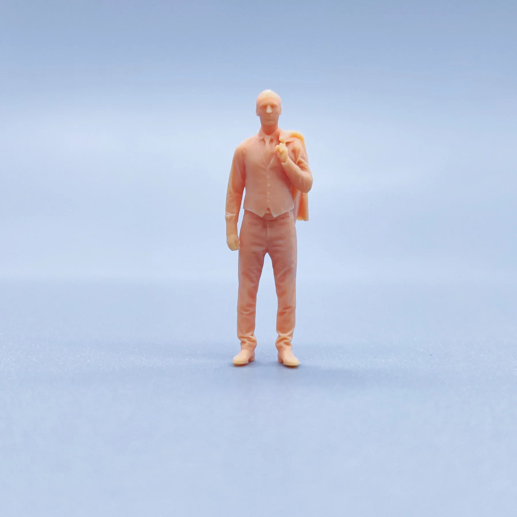 1/87 1/64 1/43 фигурки масштабная модель из смолы человек в костюме неокрашенные