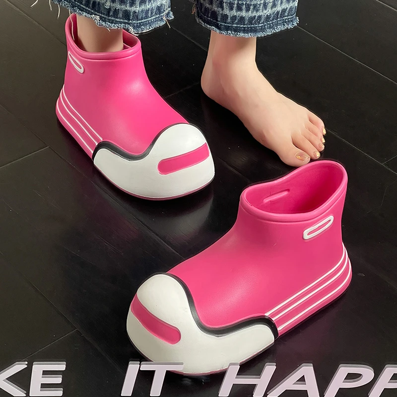 Anti-slip rain boots summer new fashion short boots waterproof rain shoes