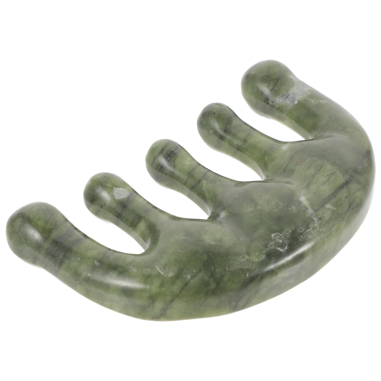 Инструмент для лица массажер нефритовая расческа кожа головы Гуа Ша