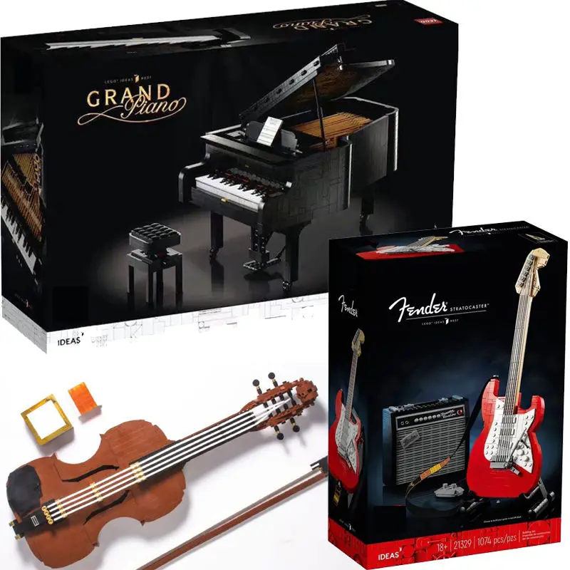 

Креативный эксперт рояль совместимый с 21323 конструктор MOC модель строительные блоки кирпичи набор детский подарок на день рождения игрушки
