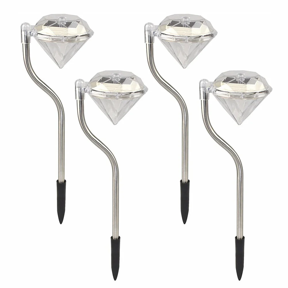 

Solar Decoration Lamp Path Garden Stake Diamond Waterproof Yard Landscape Lawn Lamp Light Outdoor For Patio Solar