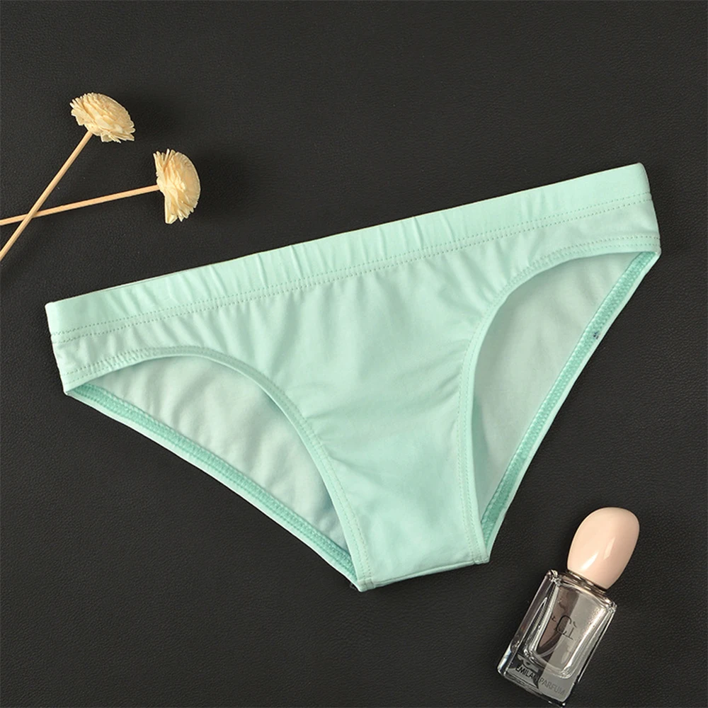 

Mens Underwear Briefs Sexy Low Rise Cotton Panties Solid Knickers Gays Quick Dry Ropa Interior Hombre Bikini Underpants