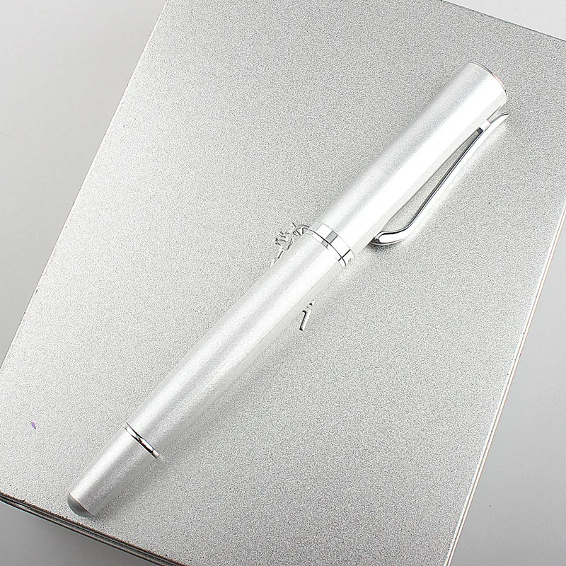 

Luxury high quality 901 silver usiness office 0.5mm Nib Rollerball Pen New