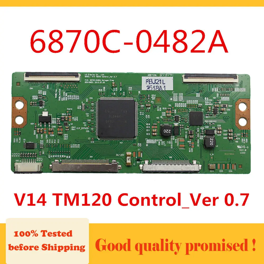 

Для платы Tcon 6870C-0482A V14 TM120 Control_Ver 0,7 для планшетов LG TV Logic Board