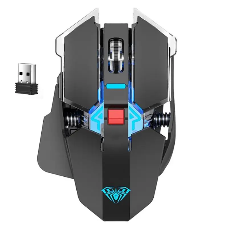 

Мышь Беспроводная игровая Бесшумная, 1600dpi, для ПК