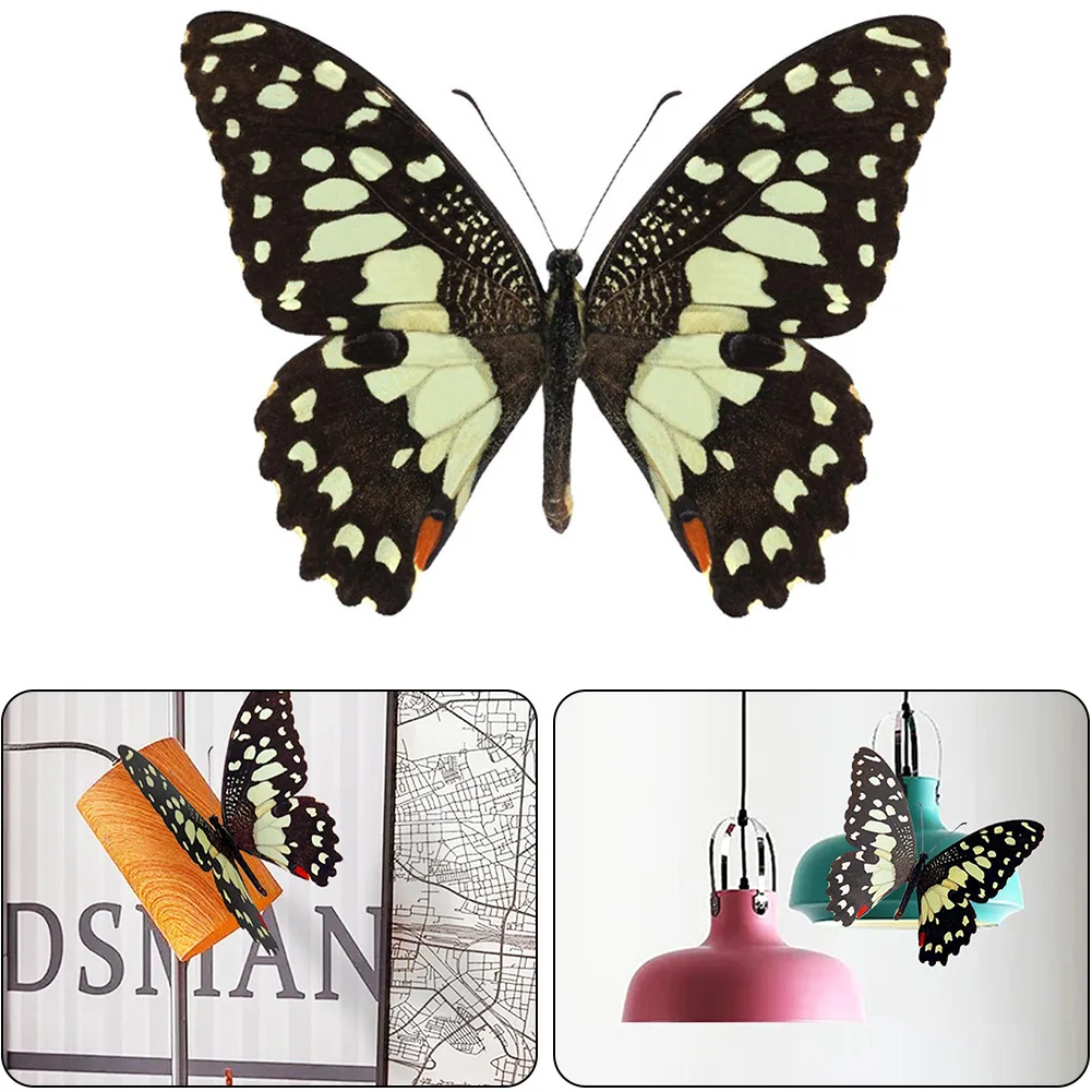 

Large Butterfly Wall Stickers 3D PVC Butterflies Decoration For Home Living Room Bedroom Wedding Accessories Removable Mural