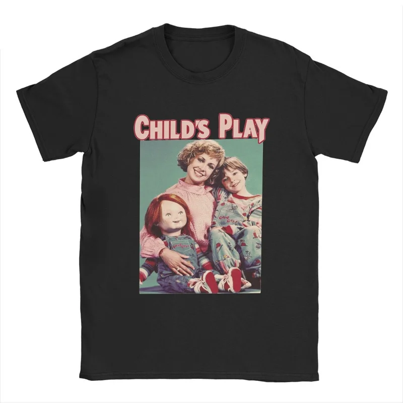 Child'S Play Chucky Men Tops T Shirts Doll Murder Bloody Vintage Tee Shirt Harajuku Crew Neck T-Shirts Pure Unique Tops