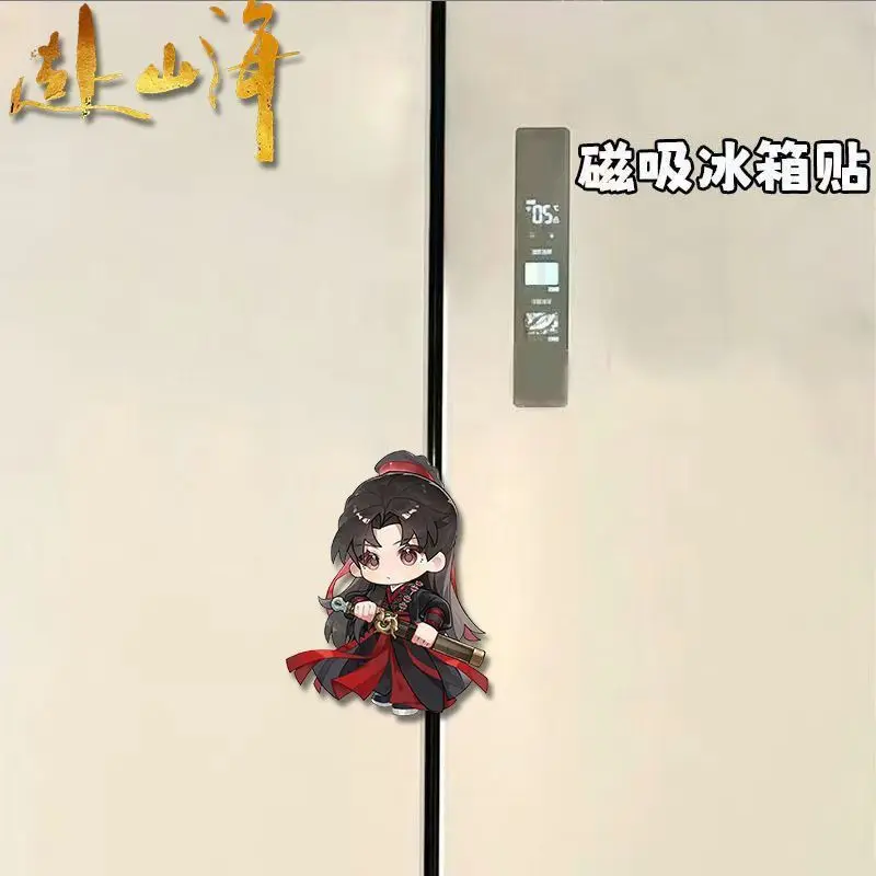 Фото Акриловые магниты на холодильник Kawaii Anime The Journey of Legend, наклейки для домашнего декора, креативные аксессуары для холодильника №3