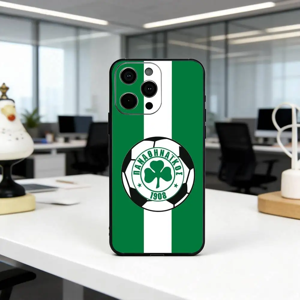 Фото Чехол для телефона ART P-Panathinaikos A-Athens PA для iPhone 17, 16, 15, 14, 13, 12, 11 Plus, Pro Max, XS, мягкий силиконовый, черный №3