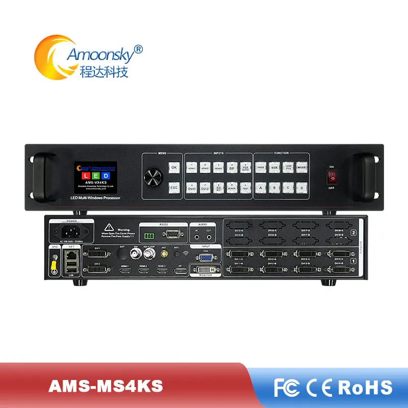 

MS4KS LED Video Splicer 4K High Definition Multimedia Display Splicer DVI Processor As Nova LED Splicer for TV Wall Screens