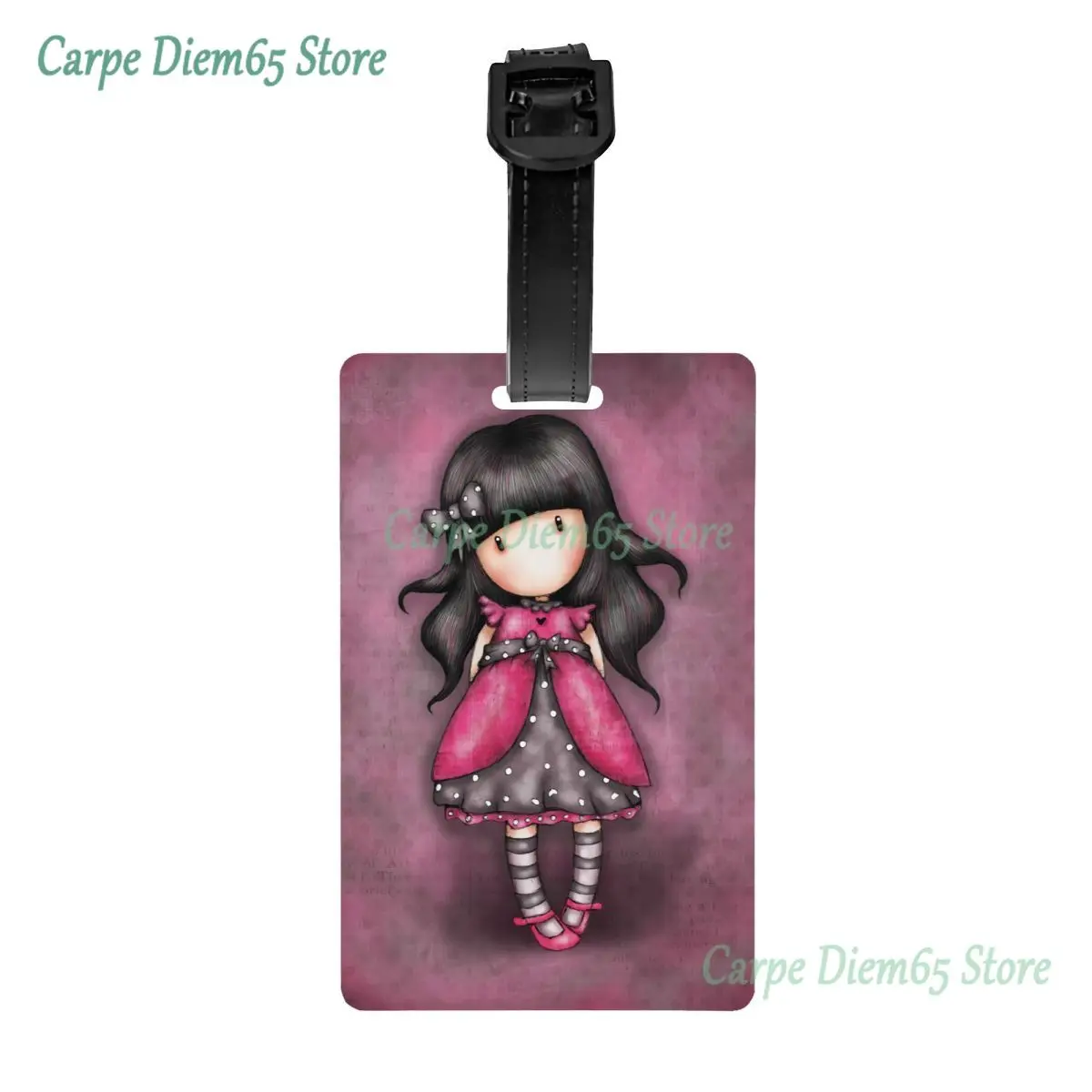 

Santoro Gorjuss Doll Luggage Tags for Suitcases Anime Girl Privacy Cover Name ID Card
