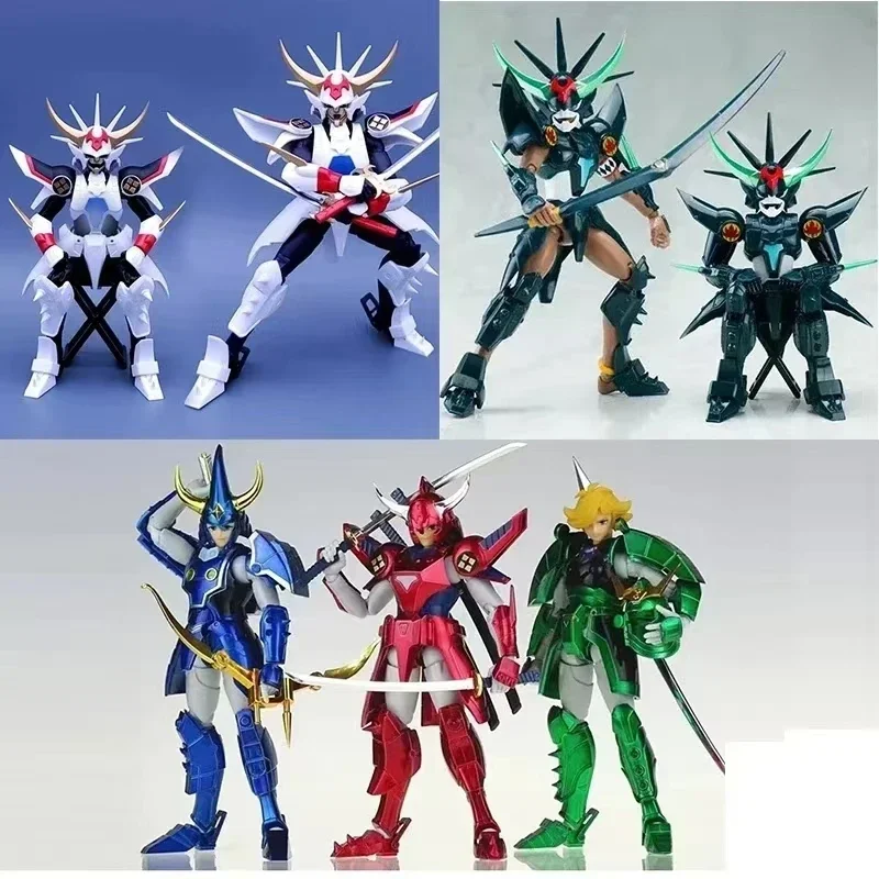 Фото Koo Yoroiden Samurai Troopers Ronin Warriors Kikoutei Rekka Ryo Sanada Hashiba Touma Seiji Date White Black Tiger Фигурка №3