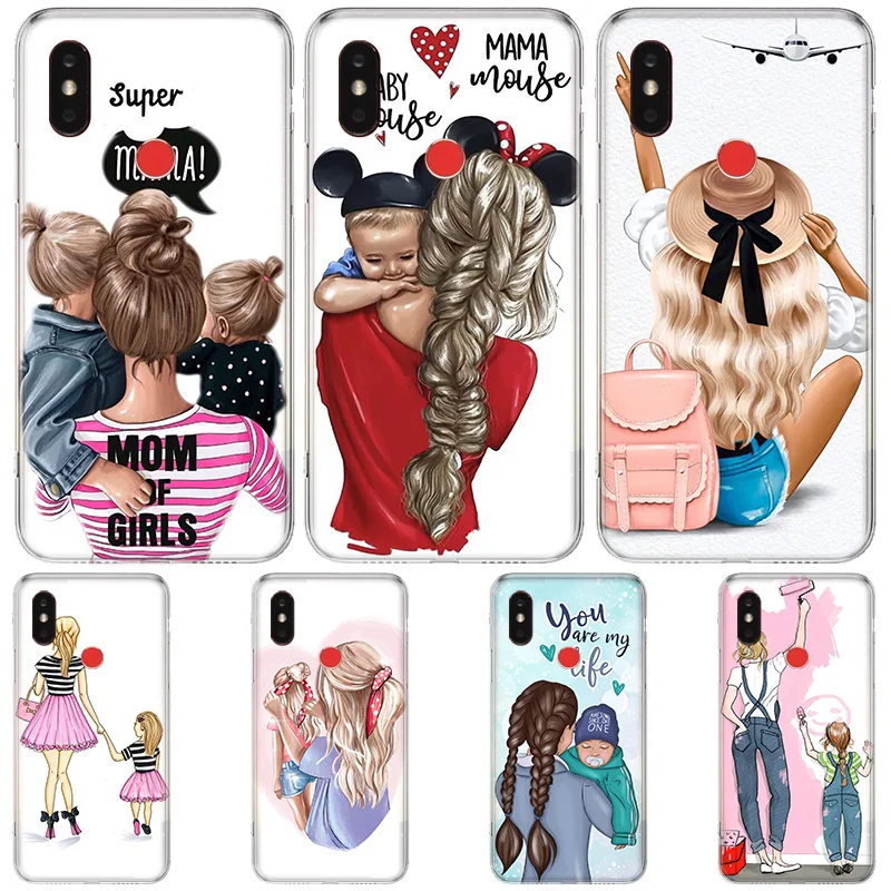 

baby queen girl boss Silicone Case For Redmi Note 11 10 10X 8 9 Pro Max 9S 8T 7 Cover For Redmi 9C 9A 8A 7A Coque