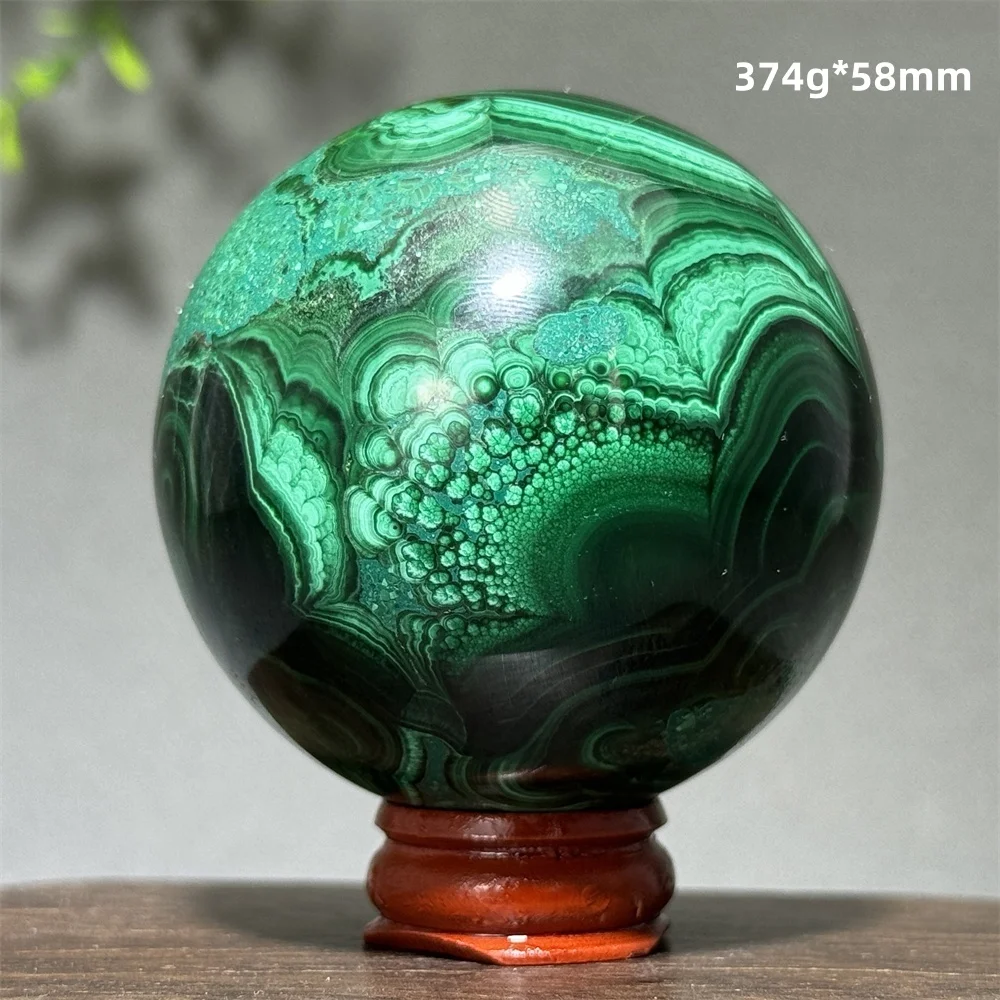 

Малахитовый хрустальный шар для дома