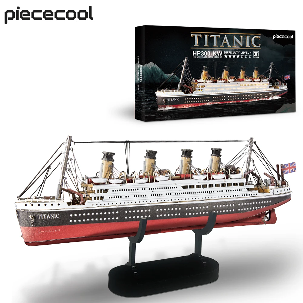 S Titanic Ship Puzzle 3d Metal Jigsaw Diy Toys For Adult Bir