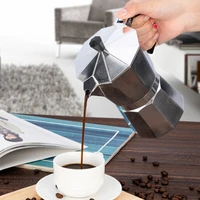 coffee pots aluminum mocha espresso percolator pot coffee kettle cafetera home outdoor stovetop cafe tools coffeeware filters