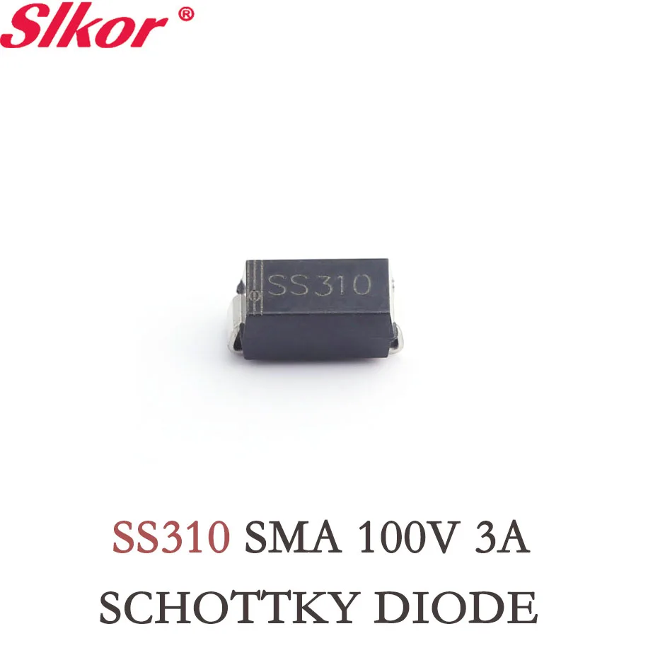 

10PCS SS310 SMA 100V 3A SMD SCHOTTKY DIODE Power Set Rectifier Barrier