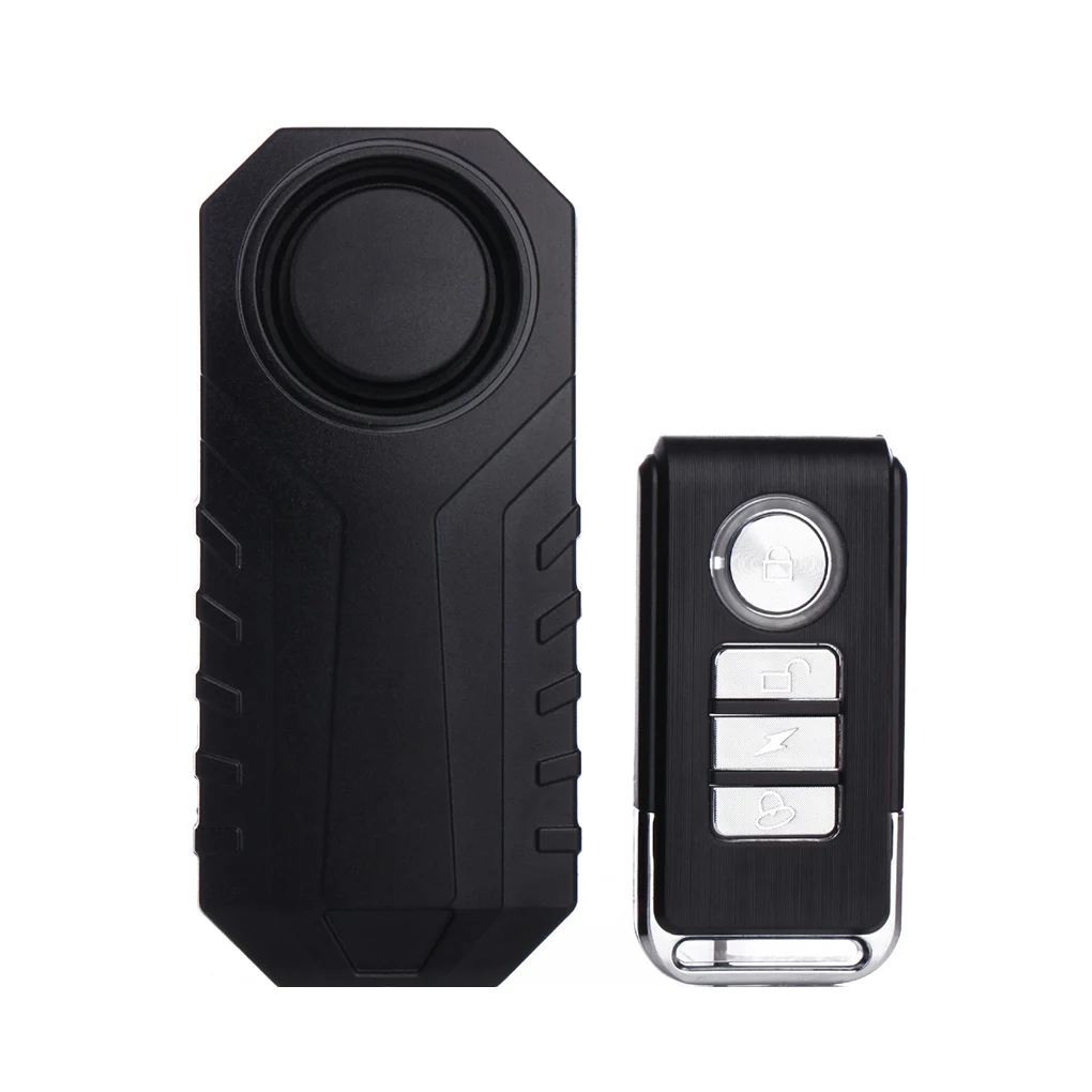

Wireless Bike Alarm 113db Warning Electric Horn 7 Adjustable Sensitivity for Bicycles Motorcycles