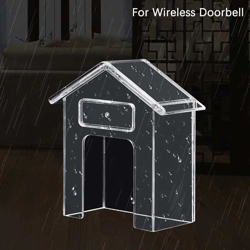 Transparent  Waterproof Cover For Wireless Doorbell Home Sma