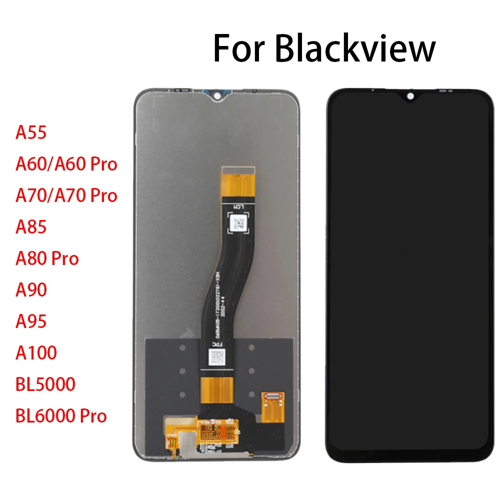 

For Blackview A60 A70 A80 Pro LCD Display Touch Screen Digitizer A55 A85 A90 A95 A100 BL5000 BL6000 Pro LCD ecrã Экран ecrã Экра