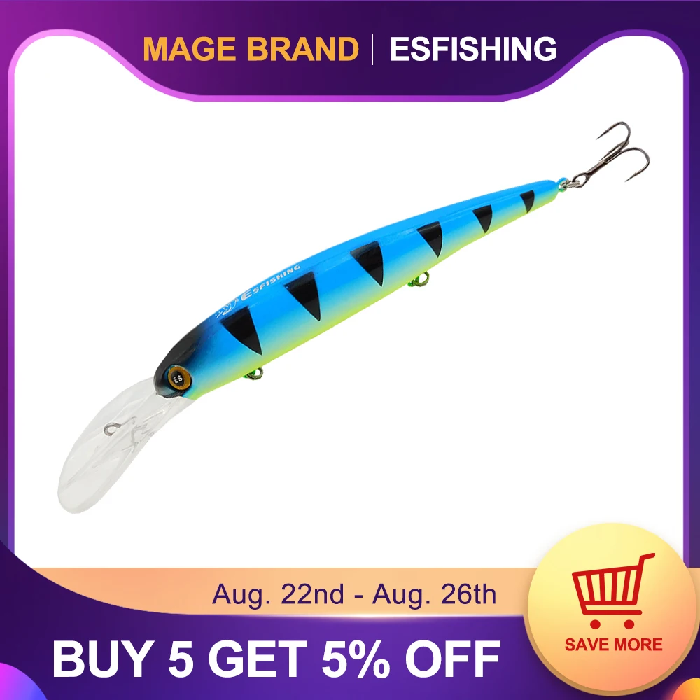 ESFISHING профессиональная качественная жесткая приманка Sparrow 12cm19g приманка-драйв 0-3 5