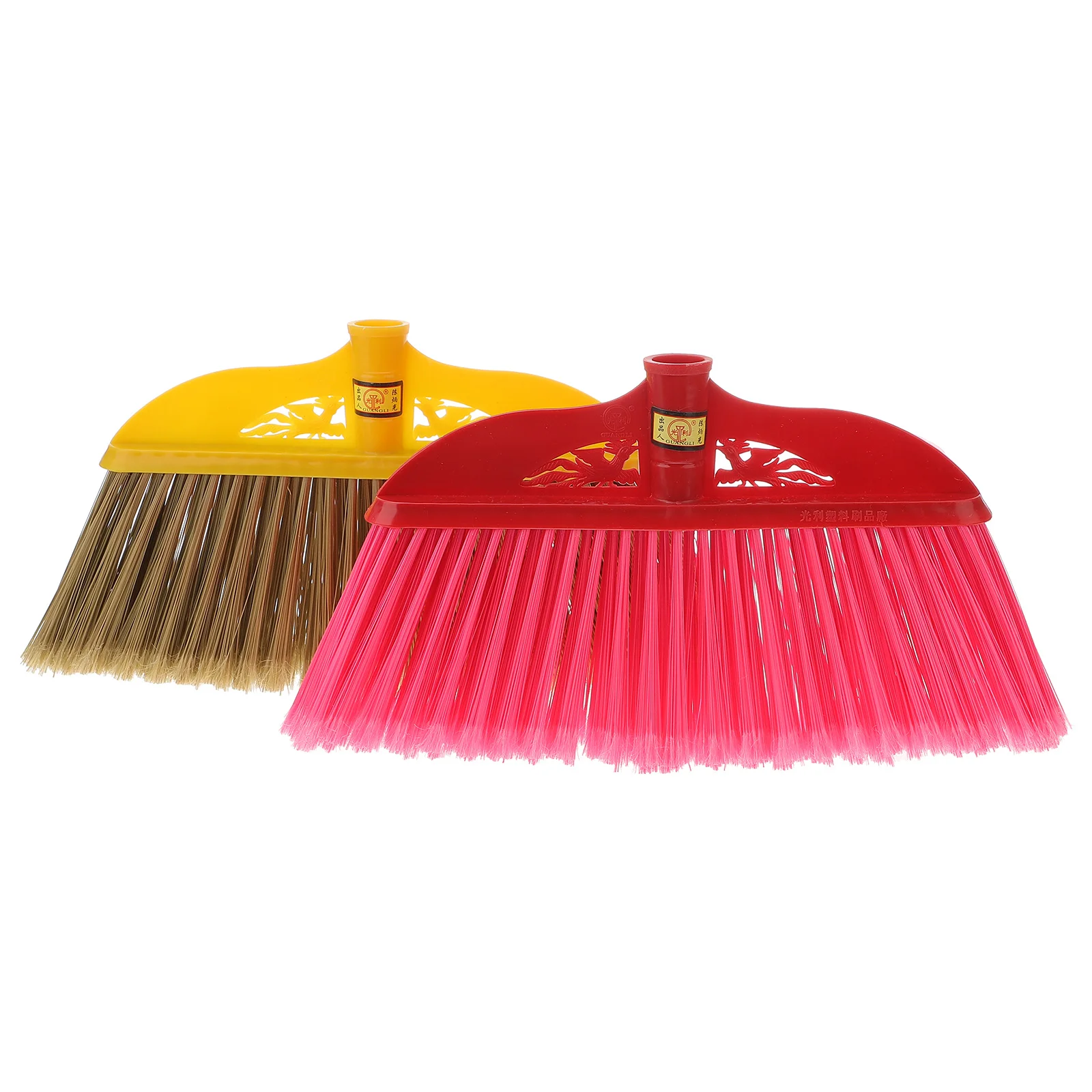 

2Pcs Brooms Broom Handle Replacement Tip Household Broom Head Broom Couch for Garage Walkway Cabinet Large Angle Broom