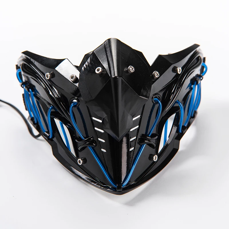 Оригинальный дизайн маска на половину лица ниндзя механическая кибер-защитная