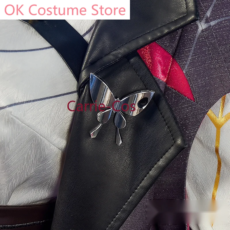 Костюм для косплея из аниме хонкай одежда ролевых игр пиджак рубашка штаны пояс