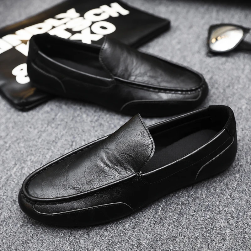

2022 Men's Fashion Dress Shoes Luxury Italian Style Luxury Party Flats Men Business Shoes Dress Wedding Formal Loafers