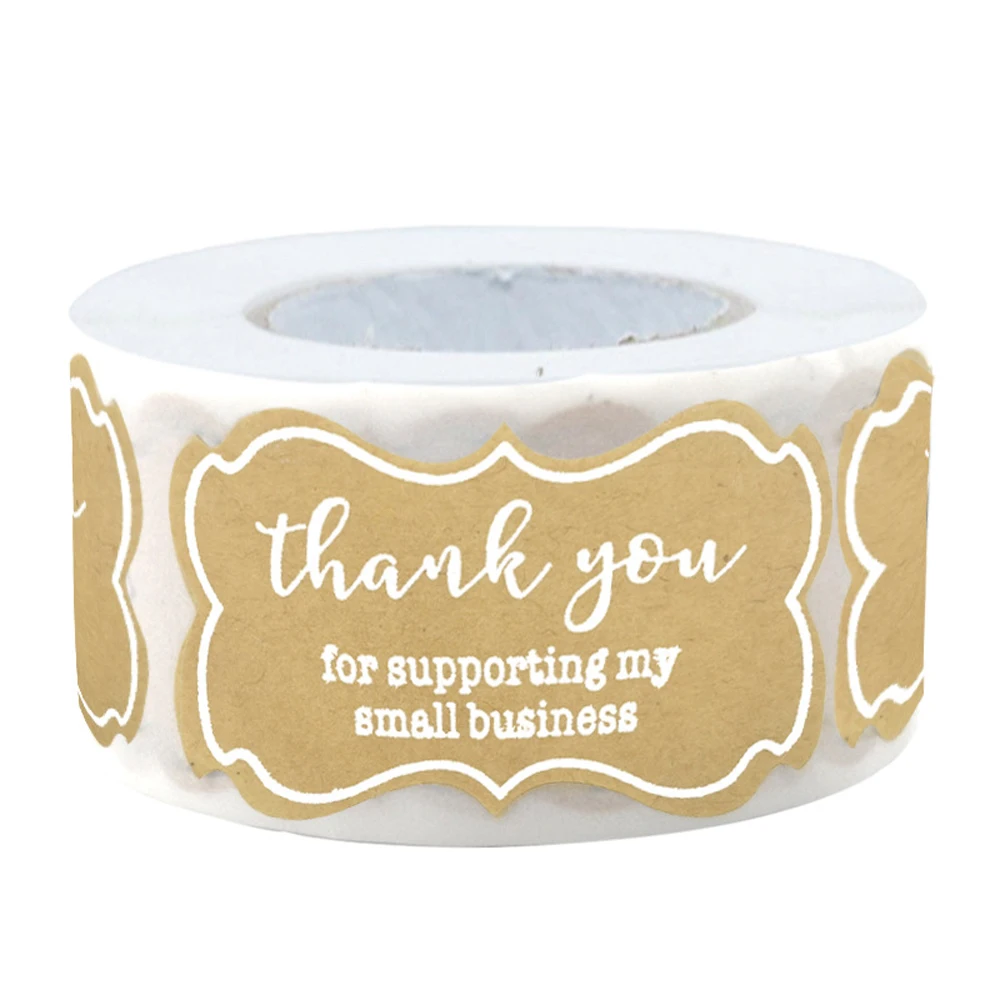 Круглые бумажные наклейки 