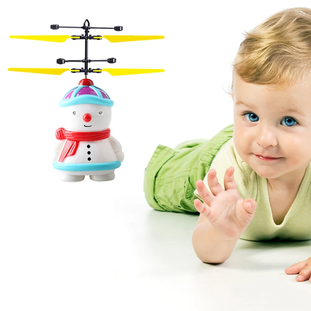 

Kid Infrared Sensor Aircraft Flying Ball Charge Aircraft Model Rising and Falling with Light Rechargeable Toy Xmas Gifts