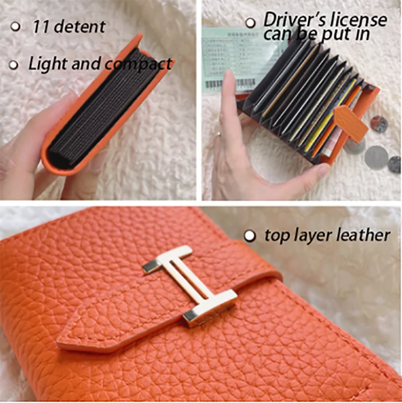 genuine leather womens luxury design card bag fashion short cardholder 2021 free global shipping
