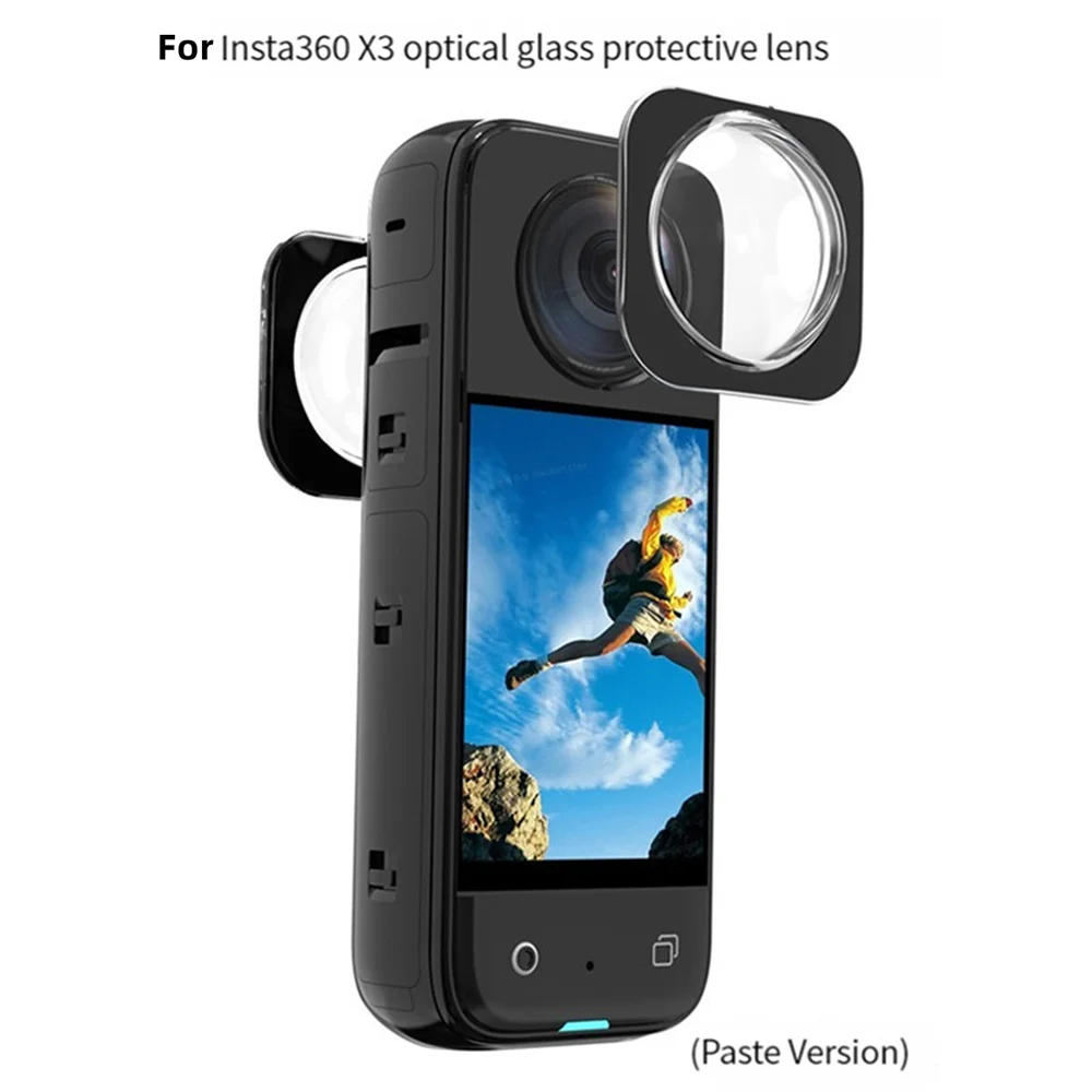 

Anti-scratch HD Tempered Glass Lens Protective Cover Anti-Fog Optical Glass Lens Protector For insta360 X3 Accessories