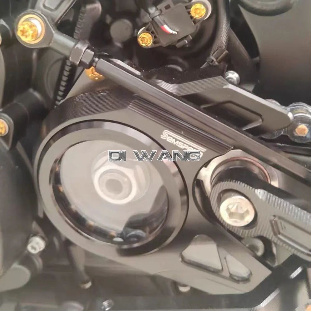 Модификация мотоцикла левая маленькая крышка прозрачная шестерни маленький